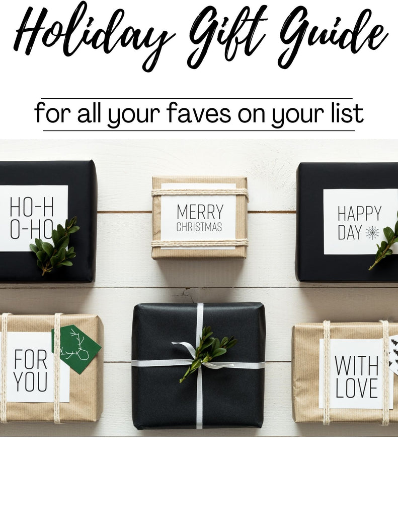 HOLIDAY GIFT GUIDE