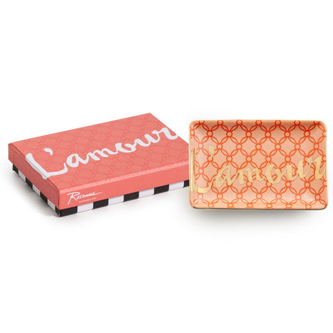Rosanna Porcelain Tray: 'L'Amour'