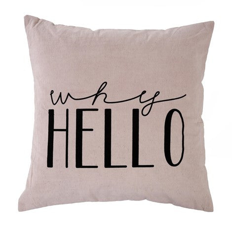 Why Hello Cushion 18" x 18"