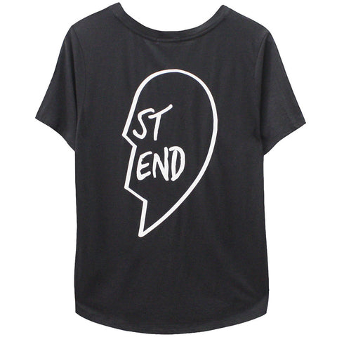 Best Friend Tee Shirt Black Right Side