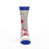 Baseball Socks Step Up To The Plate Strike 3 Your Out Men's Crew Socks