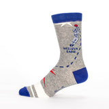 Baseball Socks Step Up To The Plate Strike 3 Your Out Men's Crew Socks