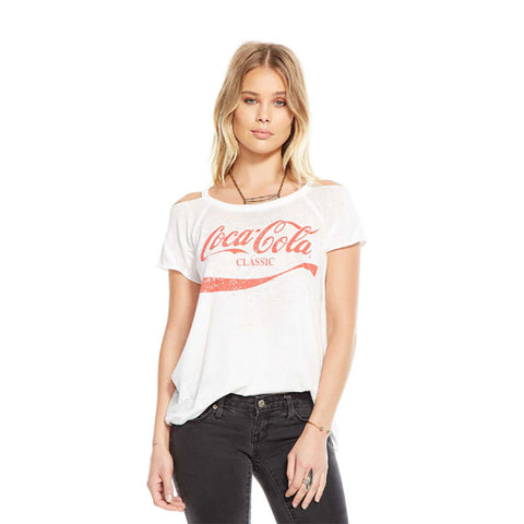 Vintage Inspired Coca Cola Cut Off Tee