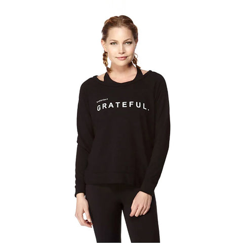 Good hYOUman Jordie "Everyday Grateful" French Terry Pullover