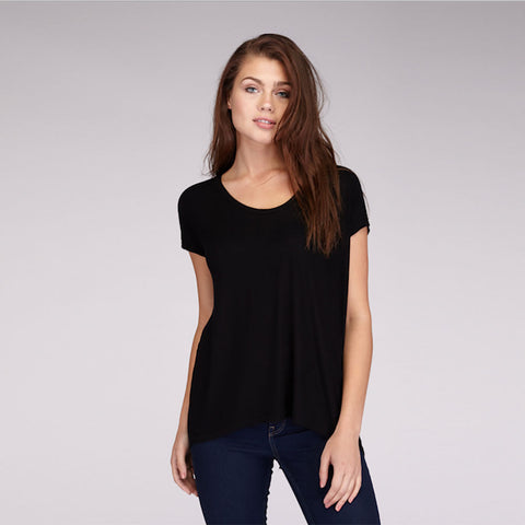 Good hYOUman Gem Slit Back Tee