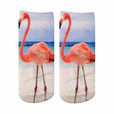 Flamingo Ankle Socks