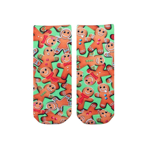 Gingerbread Ankle Socks