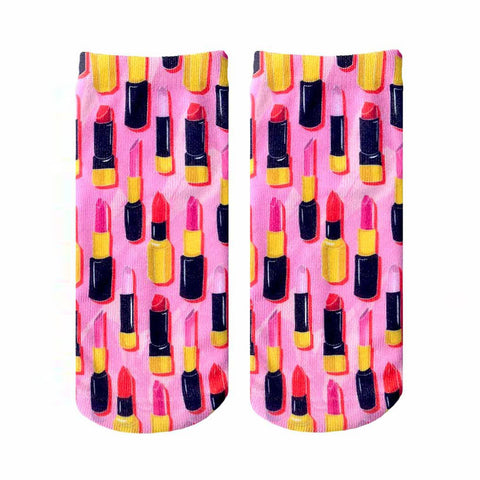 Lipstick Ankle Socks