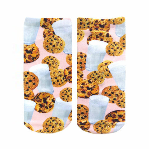 Milk and Cookies Ankle Socks
