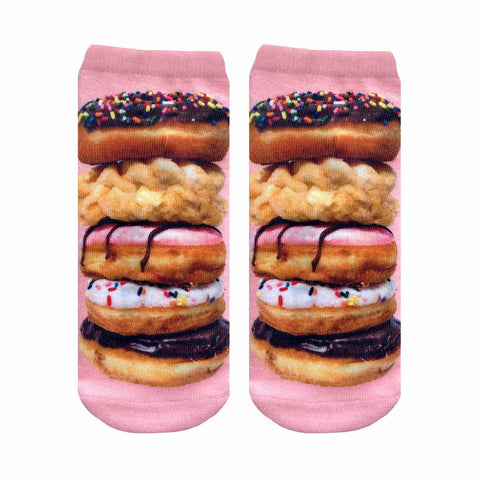 Stacked Donut Ankle Socks