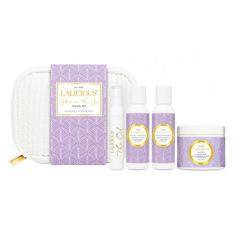 Lalicious Glow On The Go Sugar Lavender - Travel Set