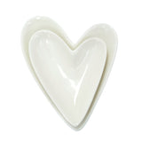 Large Porcelain Heart Jewelry Dish