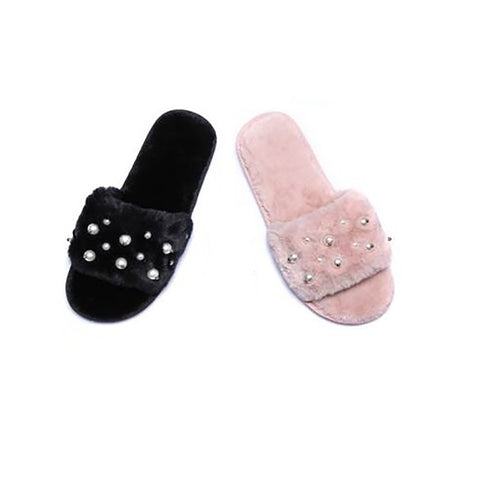 Faux Fur Slides/Slippers