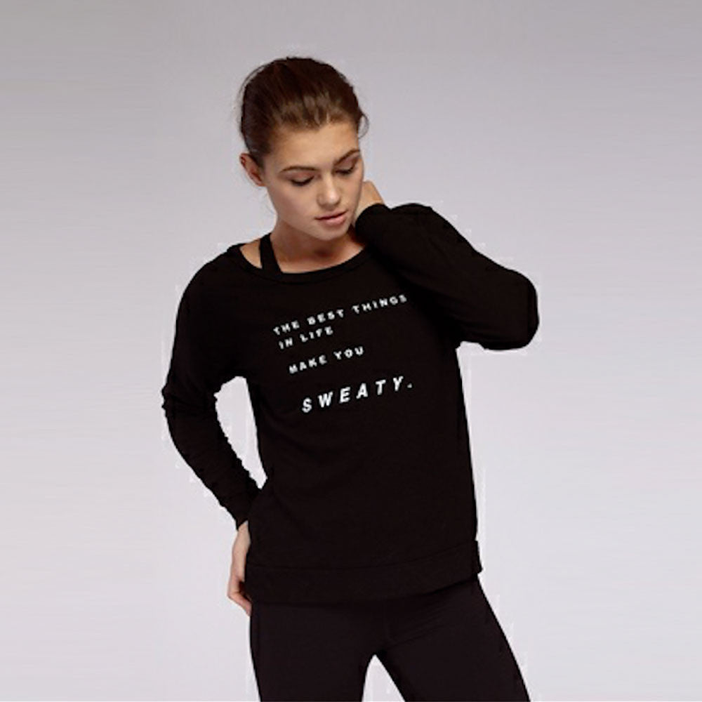 Good hYOUman "The Best Things In Life Make You Sweaty" Jordie Sweatshirt