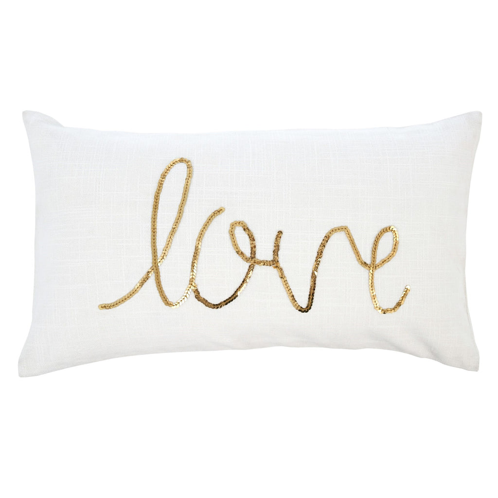 Love - Sequin Cushion