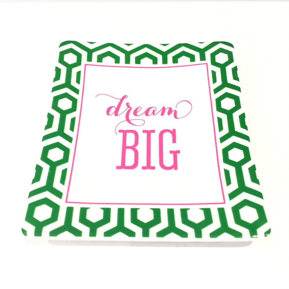 Two's Company Ceramic Tray: 'Dream Big'