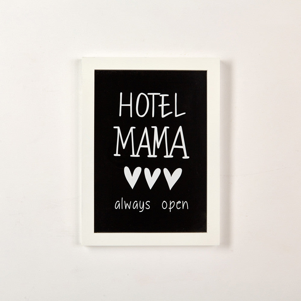 Two's Company Gallery Wall Art 'Hotel Mama'