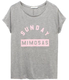 South Parade "Sunday Mimosas" Loose round Neck Tee Shirt