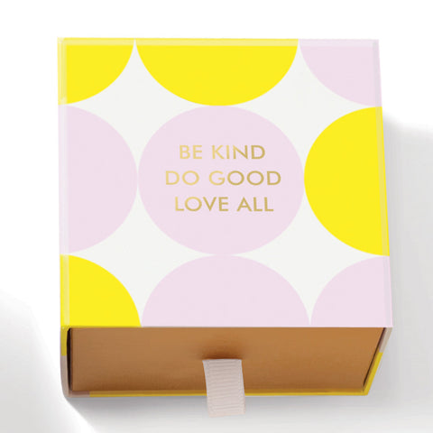 Fringe Luxury Triple Milled Boxed Soap "Be Kind Do Good Love All"