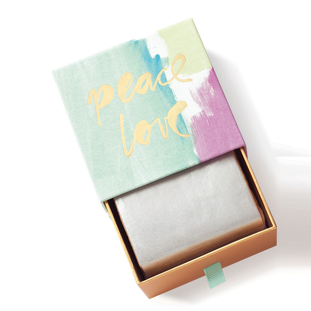 Fringe Luxury Triple Milled Boxed Soap "Peace Love"