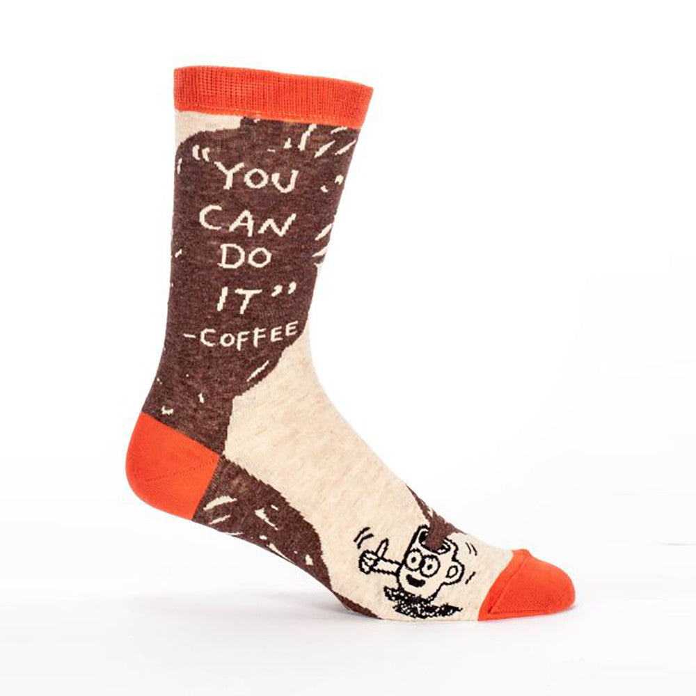 You Can Do It - Coffee Men's Crew Socks