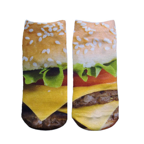 Burger Ankle Socks