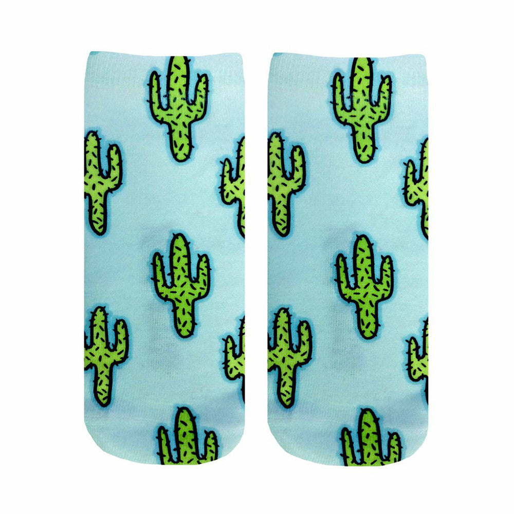 Cactus Ankle Socks