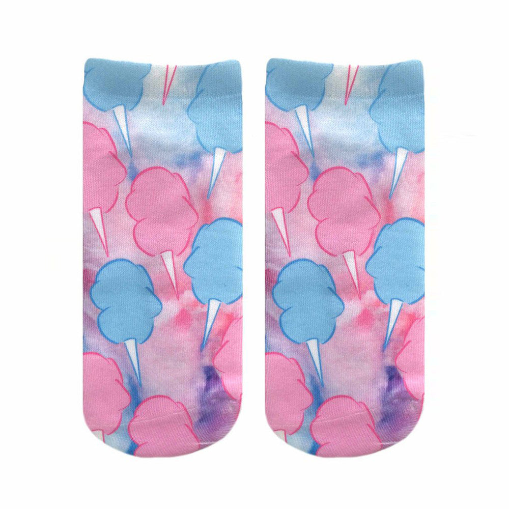 Cotton Candy Ankle Socks