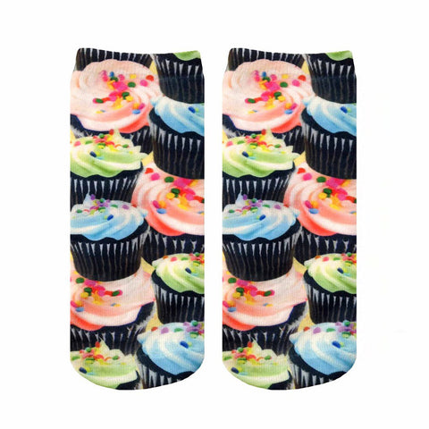 Cupcake Craze Ankle Socks