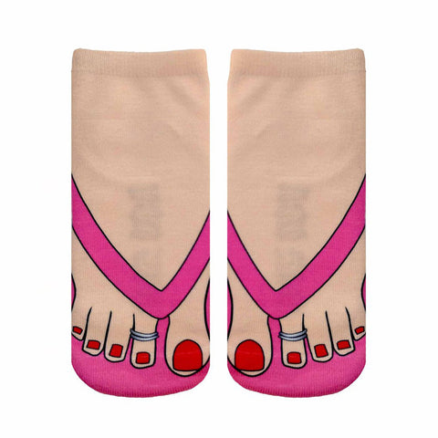 Flip Flop  Ankle Socks