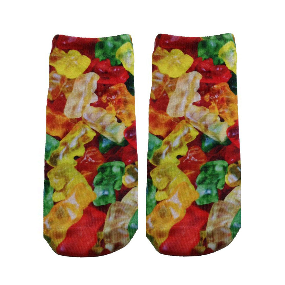 Gummy Bear Ankle Socks