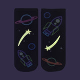 Space Explorer Glow In The Dark Ankle Socks