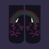 Unicorn Life Glow In The Dark Ankle Socks