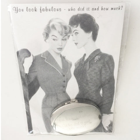 Compact Mirror You Look Fabulous - Who Did It And How Much?