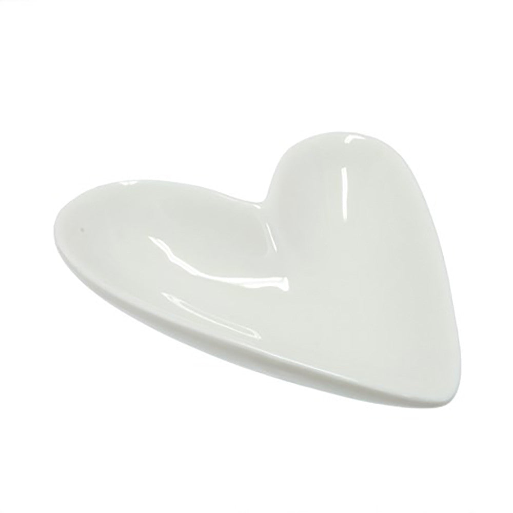 Large Porcelain Heart Jewelry Dish