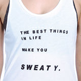 Good hYOUman  " The Best Things In Life Make You Sweaty"  Tracy Tank