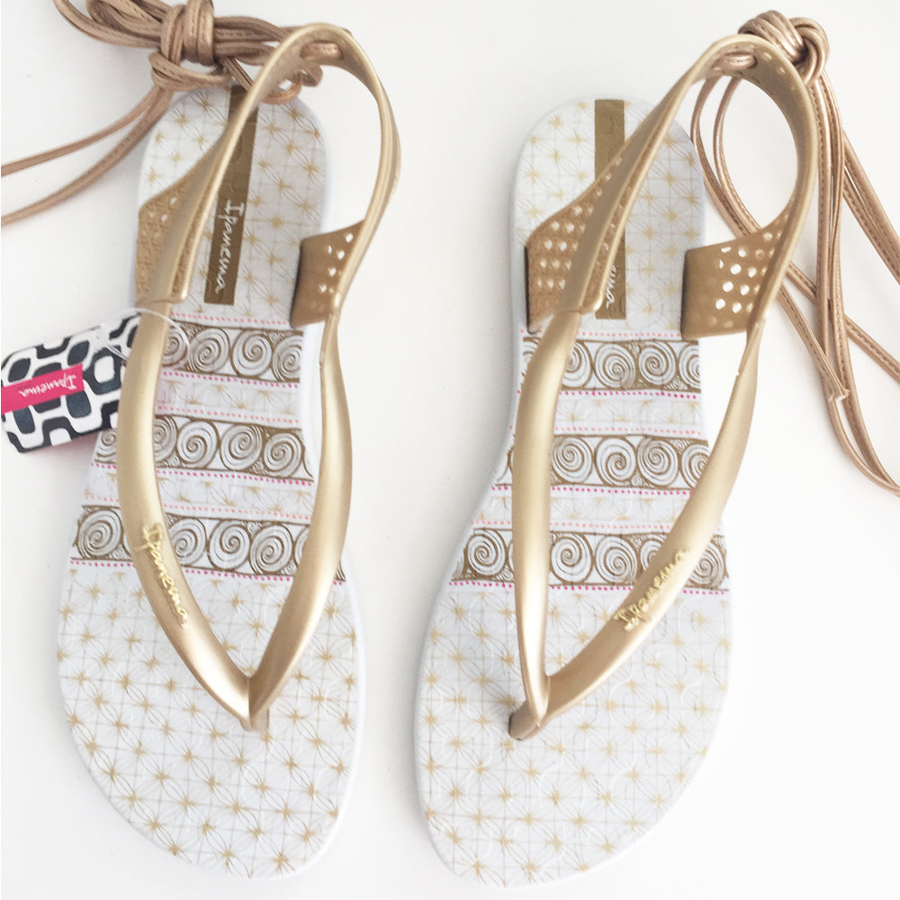 Ipanema Pharaoh Gold Flip Flop – All Dolled Up Bar