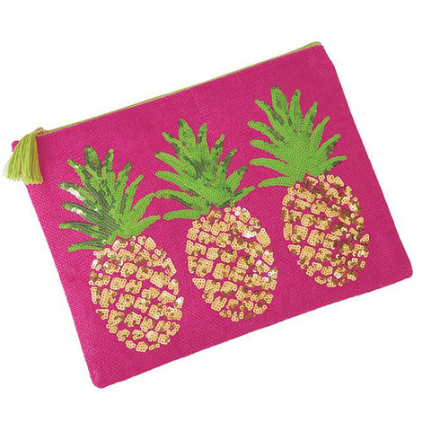Pineapple Sequin Carry All Case